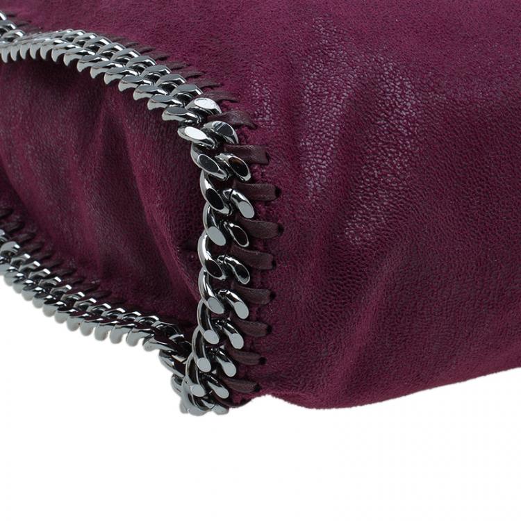 Pre Owned Stella McCartney Purple Shaggy Deer Falabella Shoulder Bag