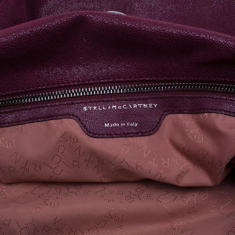 Pre Owned Stella McCartney Purple Shaggy Deer Falabella Shoulder Bag