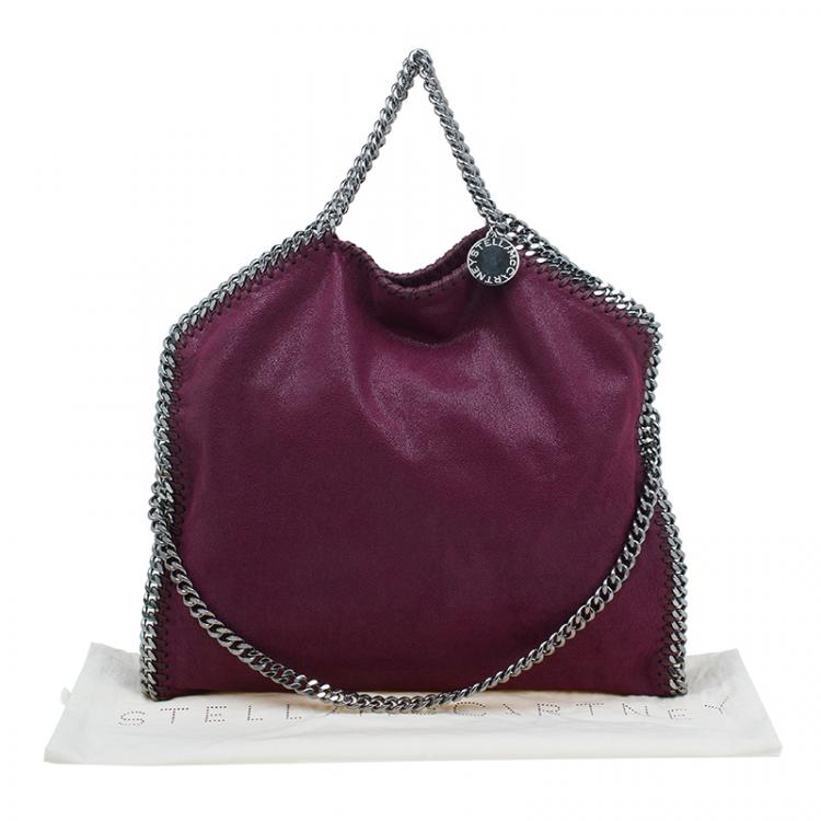 Pre Owned Stella McCartney Purple Shaggy Deer Falabella Shoulder Bag