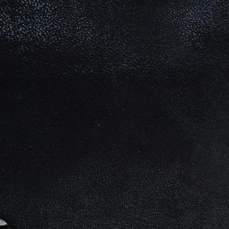 Pre Owned Stella McCartney Black Falabella Shaggy Deer Messenger Bag