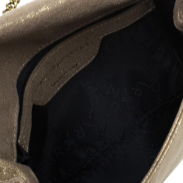 Pre Owned Stella McCartney Gold Falabella Crossbody Bag