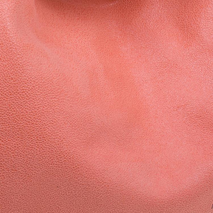 Pre Owned Stella McCartney Orange Faux Leather Falabella Tote