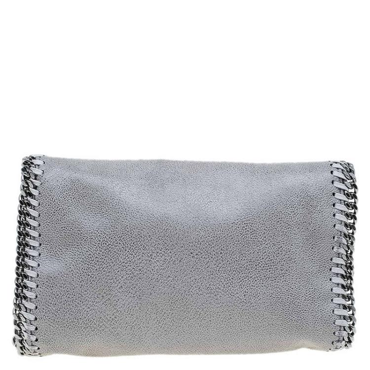 Pre Owned Stella McCartney Grey Faux Leather Falabella Crossbody Bag
