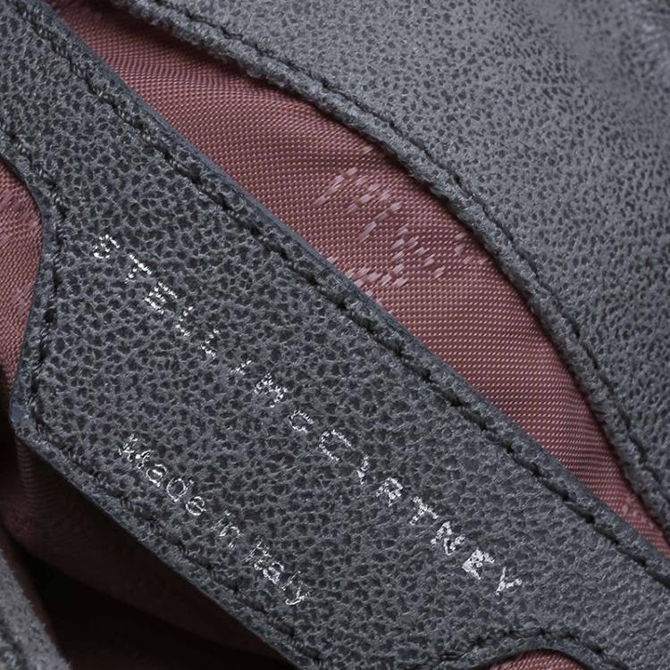 Pre Owned Stella McCartney Grey Faux Leather Falabella Crossbody Bag