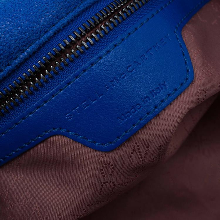 مملوكة مسبقًا Stella McCartney Blue Faux Leather Small Falabella Tote