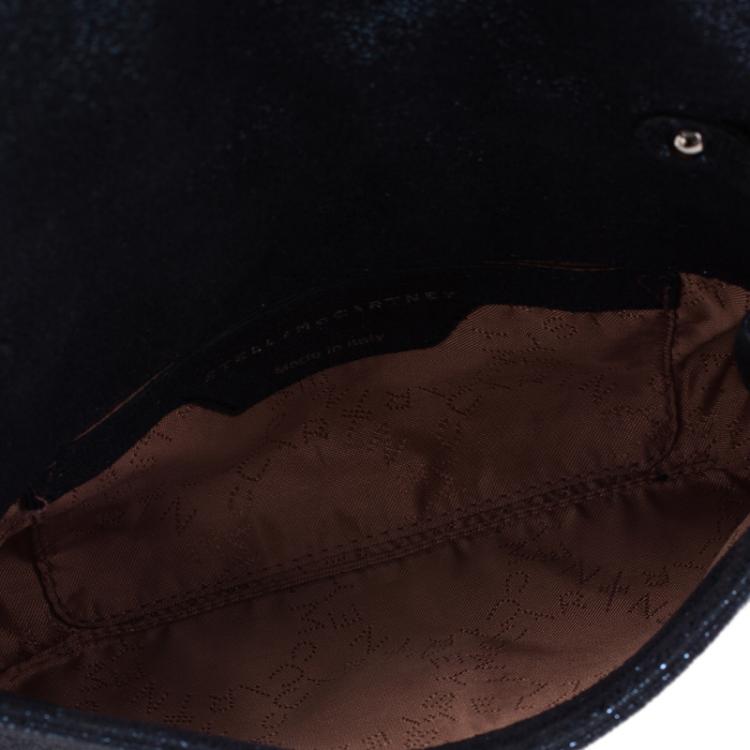 مملوكة مسبقًا Stella McCartney Metallic Blue Faux Leather Falabella Crossbody Bag