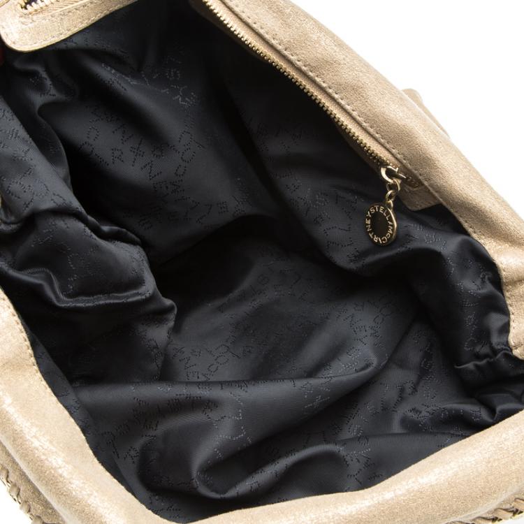 Pre Owned Stella McCartney Gold Faux Leather Falabella Tote
