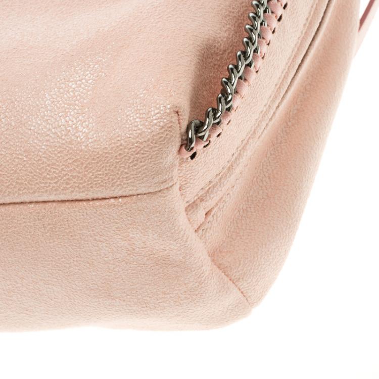 Pre Owned Stella McCartney Pink Faux Leather Falabella Backpack