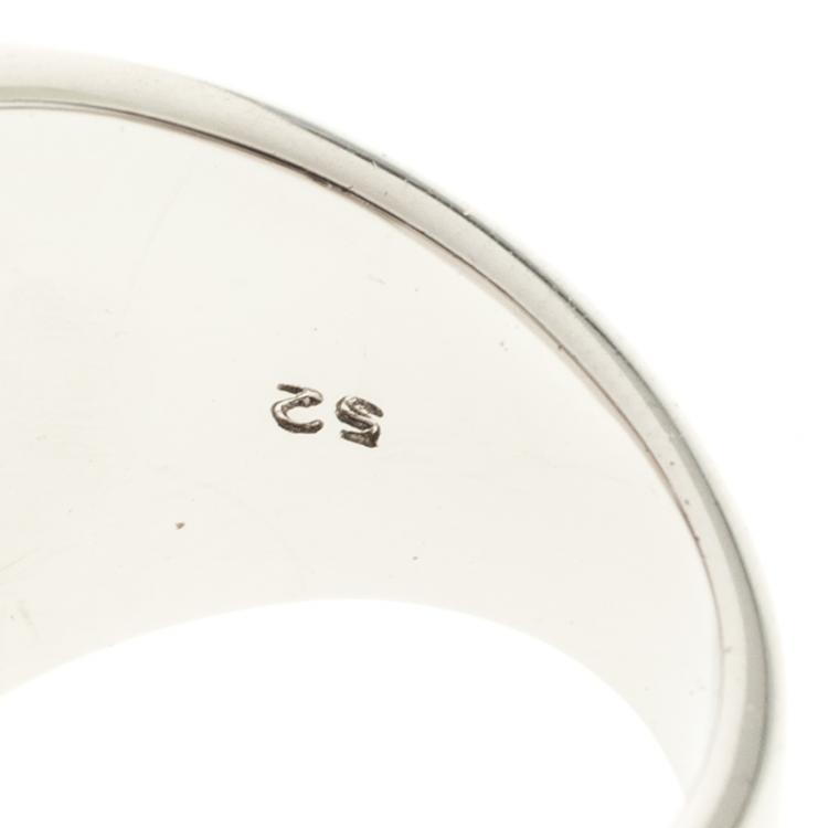 Pre Owned Swarovski Crystal Studded Ring