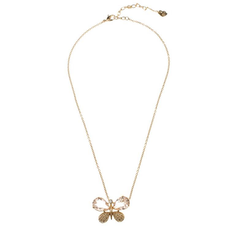 Amazon.com: Crystaluxe Butterfly Trio Necklace with Swarovski Crystals in  Sterling Silver & 14K Gold-Plated Bronze : Crystaluxe: Clothing, Shoes &  Jewelry