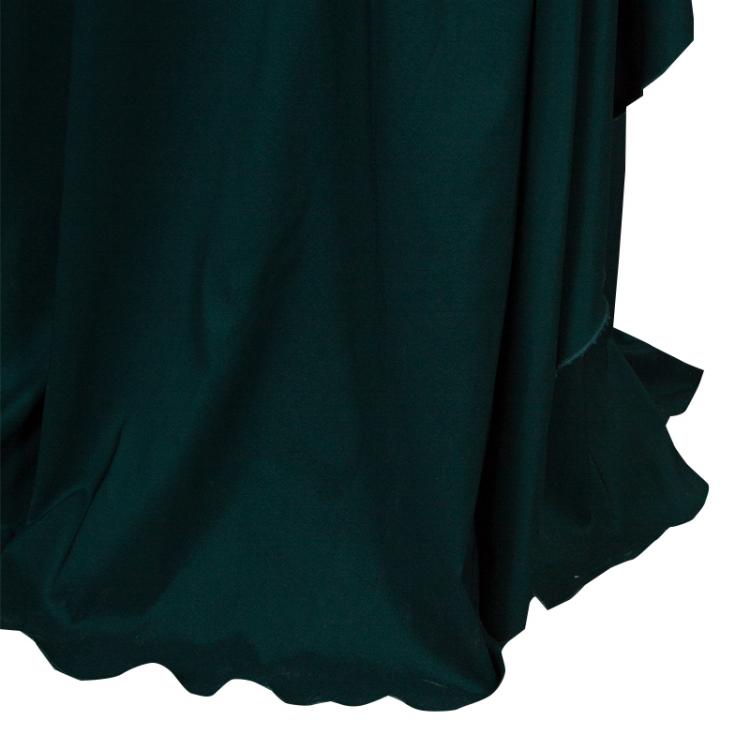 Pre Owned Tadashi Shoji Green Lace Gown L
