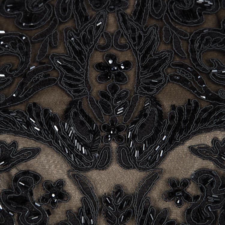 Pre Owned Tadashi Shoji NYFW Fall'14 Embellished Sleeveless Gown M