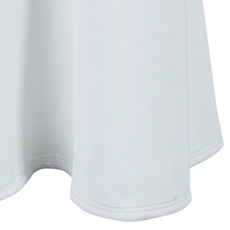 مملوكة مسبقًا Tadashi Shoji Monochrome Lace Detail Gown XL