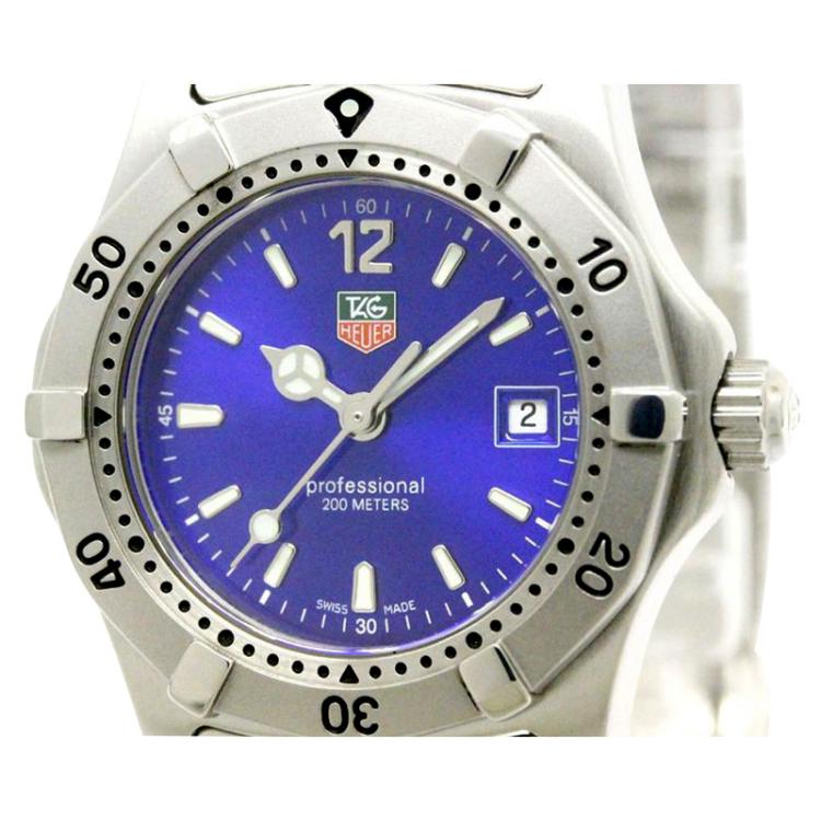 مملوكة مسبقًا Tag Heuer Blue Stainless Steel 2000 Women's Wristwatch 29MM