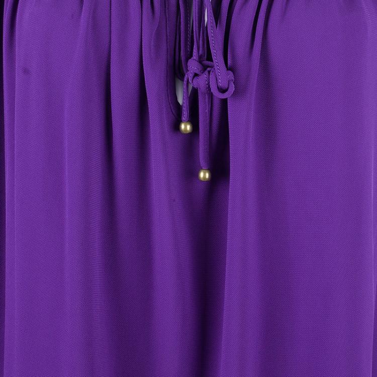 Pre Owned Temperley London Drawstring Cutout Detail Top M