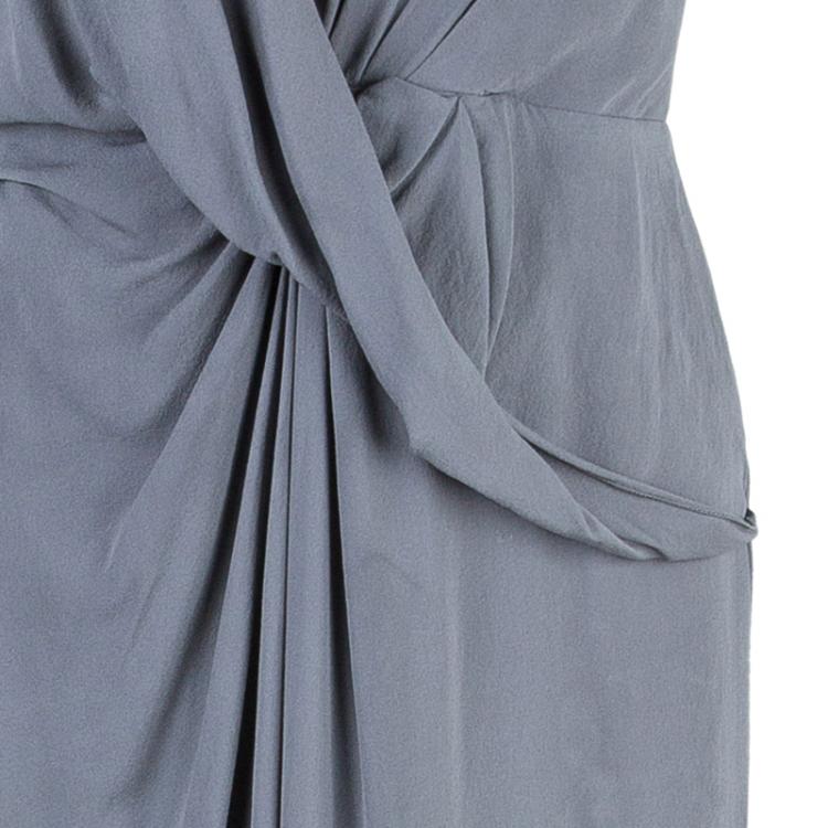Pre Owned Temperley London Grey Embellished Maxi Dress M