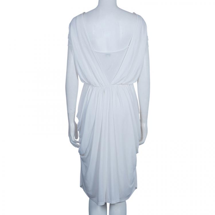 Pre Owned Temperley Offwhite Sleeveless Dress L