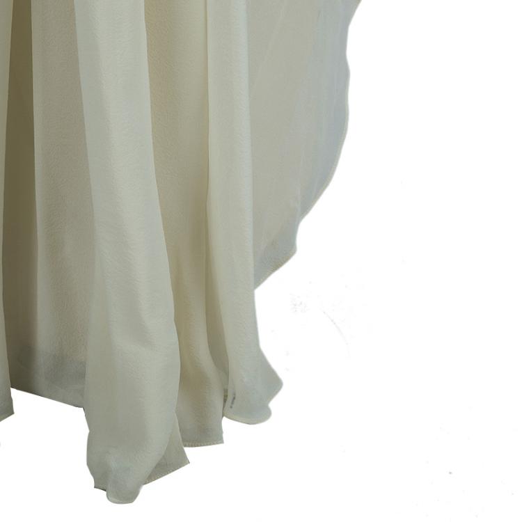 Pre Owned Temperley London Cream Embellished Belted Kaftan Dress M
