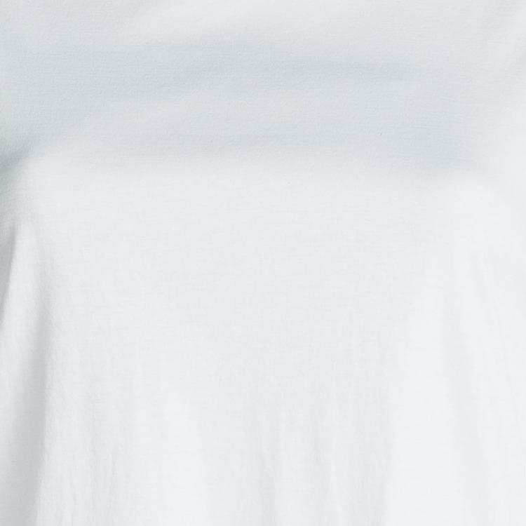 Pre Owned The Row White Cotton Bell Sleeve T-Shirt S