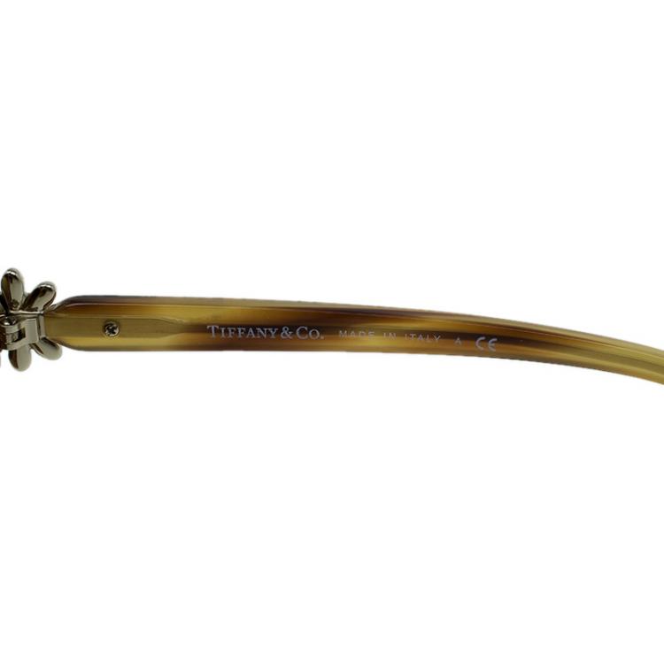 Pre Owned Tiffany & Co. Brown 4068 Butterfly Wrap Sunglasses