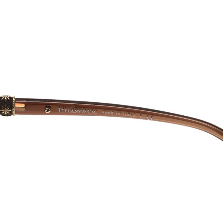 Pre Owned Tiffany & Co. Gold 3036 Aviator Sunglasses