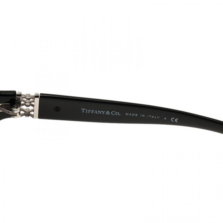 Pre Owned Tiffany & Co. Black 4070 Oversized Sunglasses