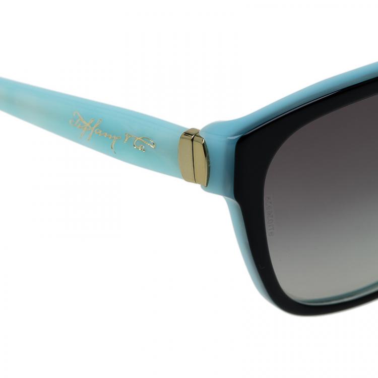 Pre Owned Tiffany & Co. Black and Blue 4083 Sunglasses