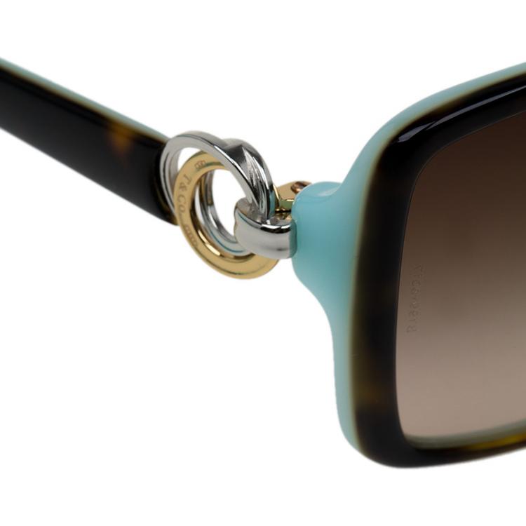 Pre Owned Tiffany & Co. Brown and Blue 4066 Sunglasses