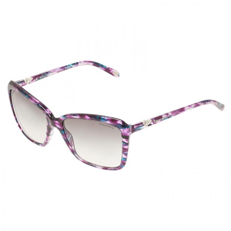 Pre Owned Tiffany & Co. Purple Gradient 4057-B Sunglasses