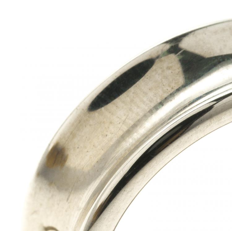 Pre Owned Tiffany & Co.1837 Silver Band Ring Size 52