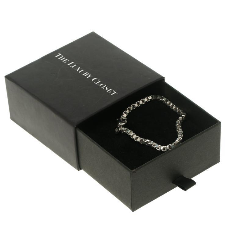 Pre Owned Tiffany & Co. Venetian Sterling Silver Link Bracelet