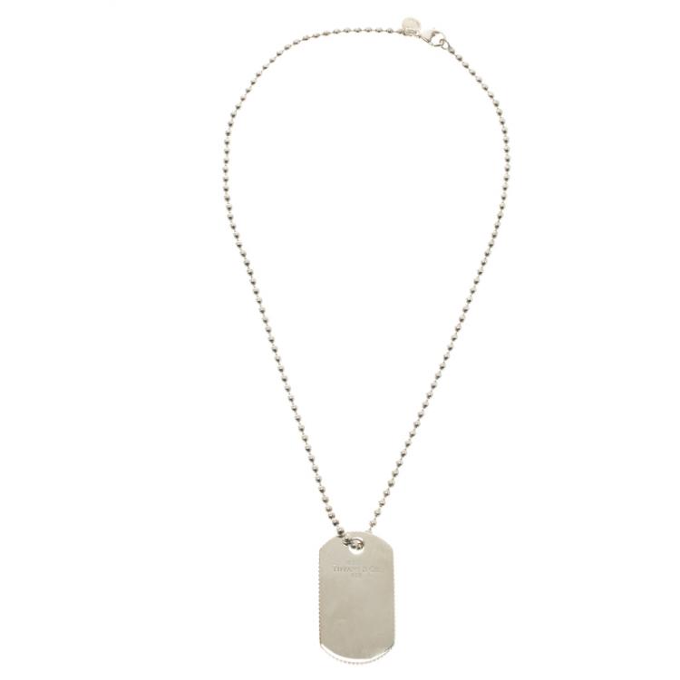 Tiffany coin hotsell edge tag pendant