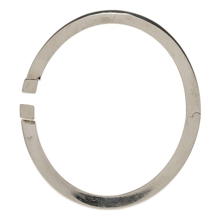 Pre Owned Tiffany & Co. Tiffany T Square Silver Bracelet