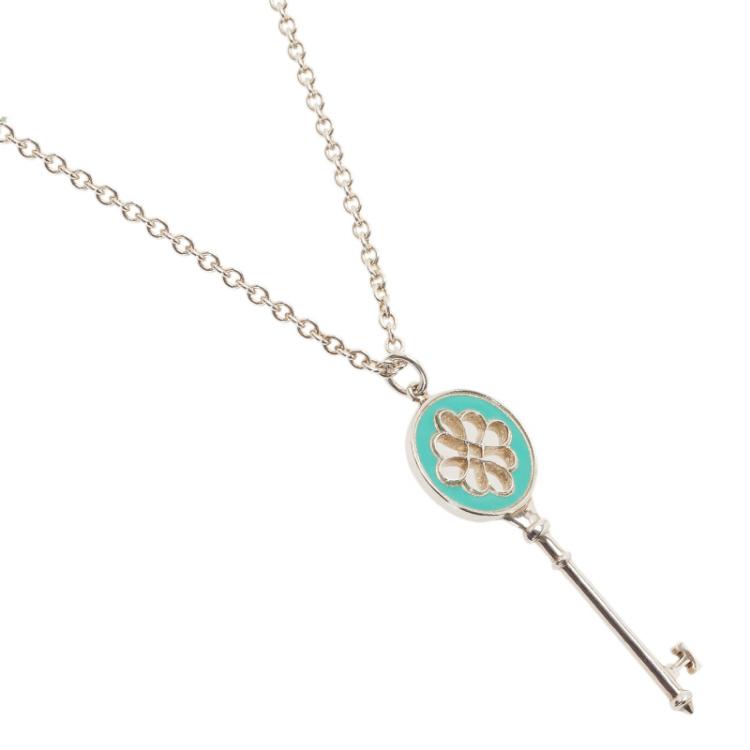Pre Owned Tiffany & Co. Tiffany Keys Knot Key Pendant Necklace