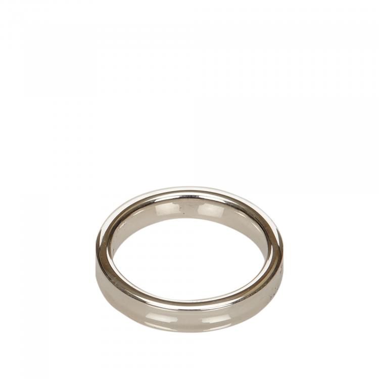 Pre Owned Tiffany & Co. Tiffany 1837 Silver Ring Size 51