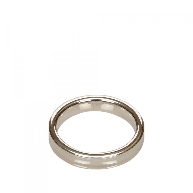 Pre Owned Tiffany & Co. Tiffany 1837 Silver Ring Size 54