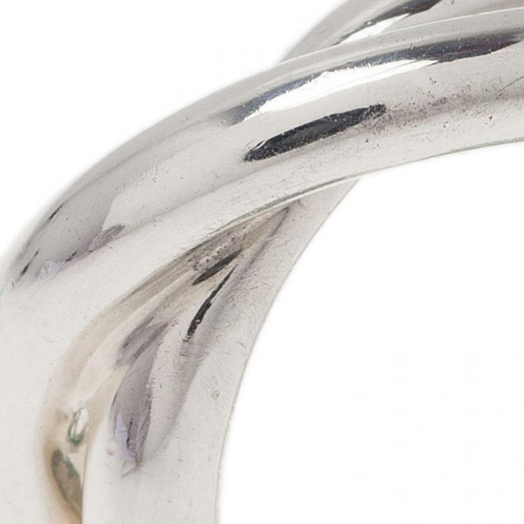 Pre Owned Tiffany & Co. Paloma's Calife Silver Ring Size 50.5