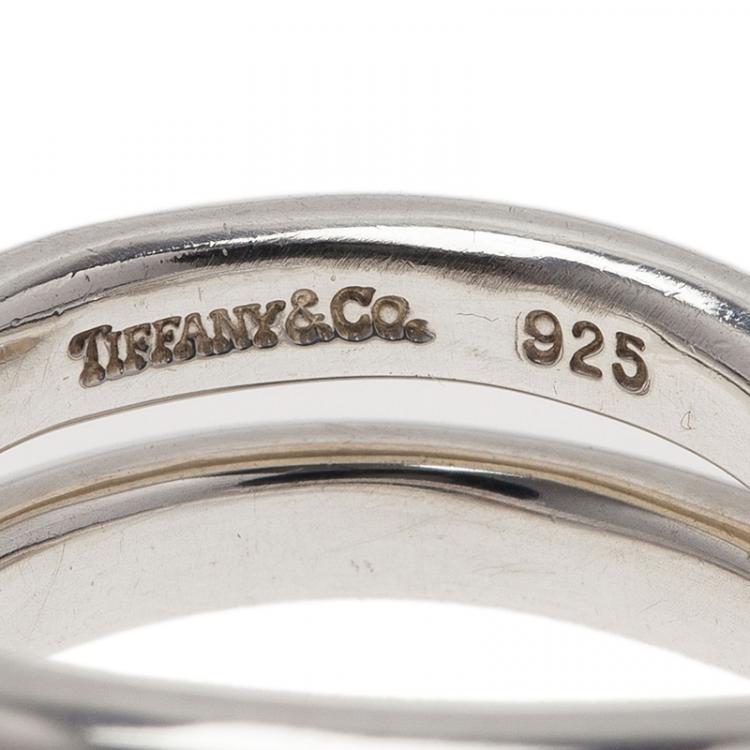 Pre Owned Tiffany & Co. Paloma's Calife Silver Ring Size 50.5
