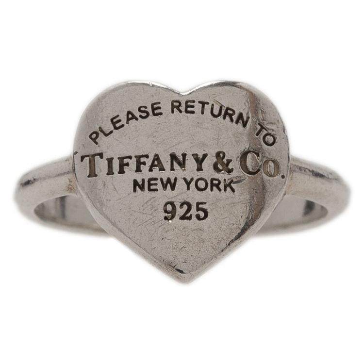 heart signet ring tiffany