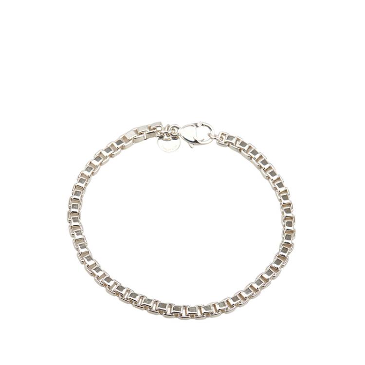 Pre Owned Tiffany & Co. Venetian Link Silver Bracelet