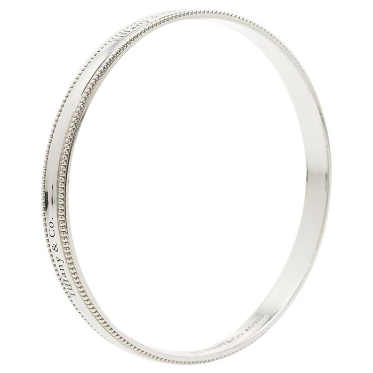 Pre Owned Tiffany & Co. Silver Bangle Bracelet