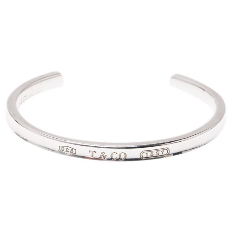 Pre Owned Tiffany & Co. 1873 Silver Cuff Bracelet