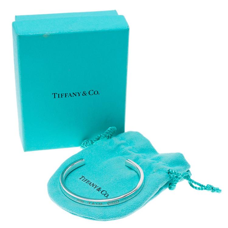 Pre Owned Tiffany & Co. 1873 Silver Cuff Bracelet