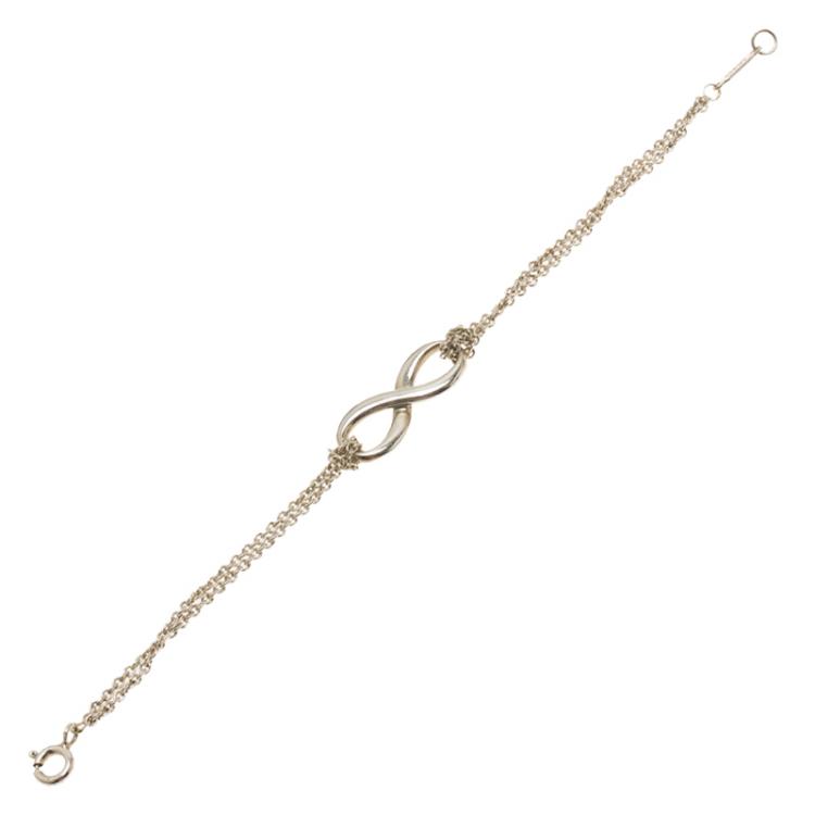 Pre Owned Tiffany & Co. Infinity Silver Bracelet