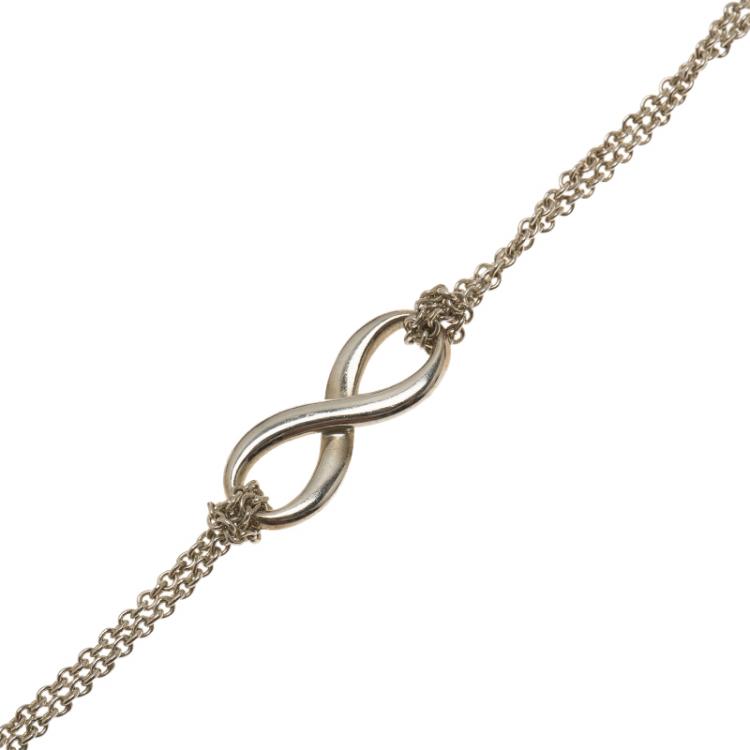 Pre Owned Tiffany & Co. Infinity Silver Bracelet