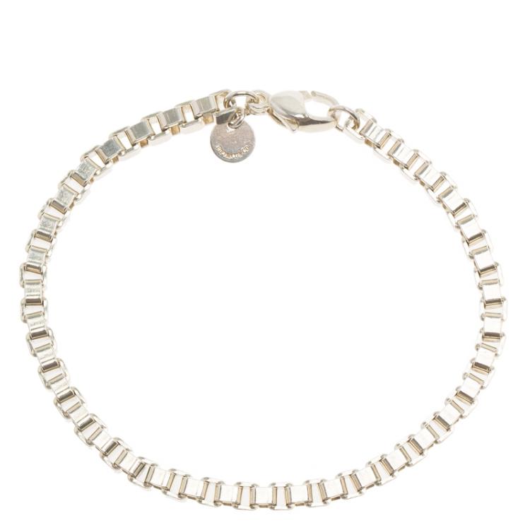 Pre Owned Tiffany & Co. Venetian Link Silver Bracelet 