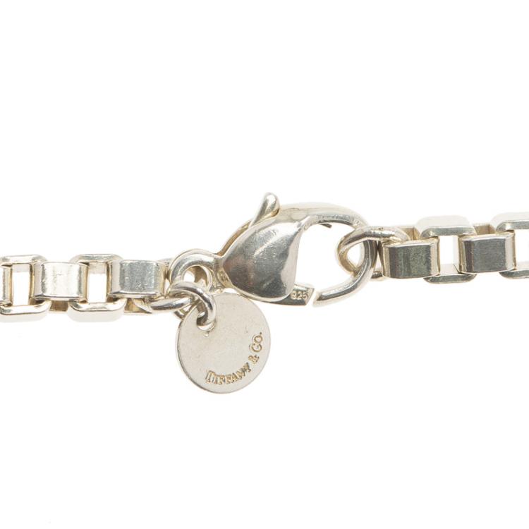 Pre Owned Tiffany & Co. Venetian Link Silver Bracelet 