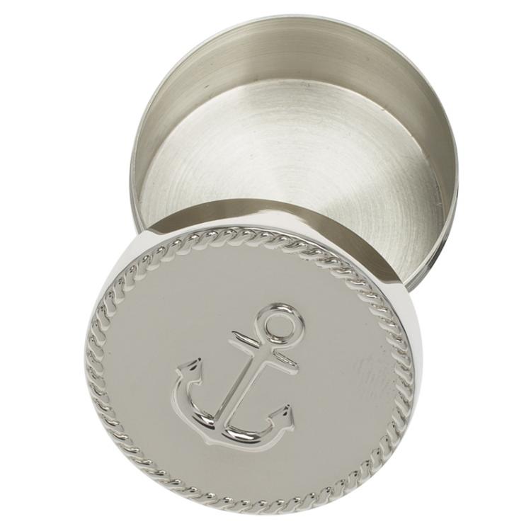 مملوكة مسبقً ا Tiffany & Co. Silver Anchor Small Round Box
