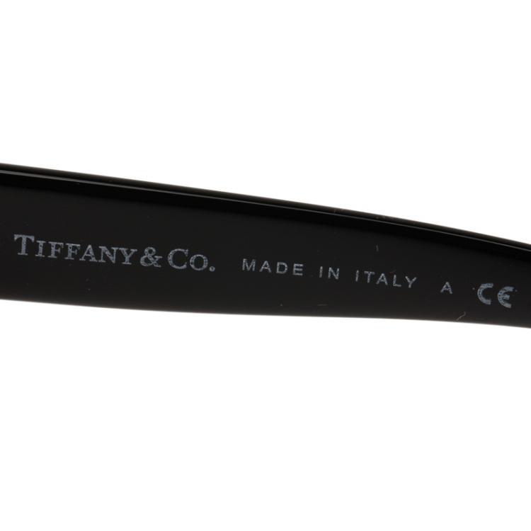 Pre Owned Tiffany & Co. Black 4070B Square Oversized Sunglasses