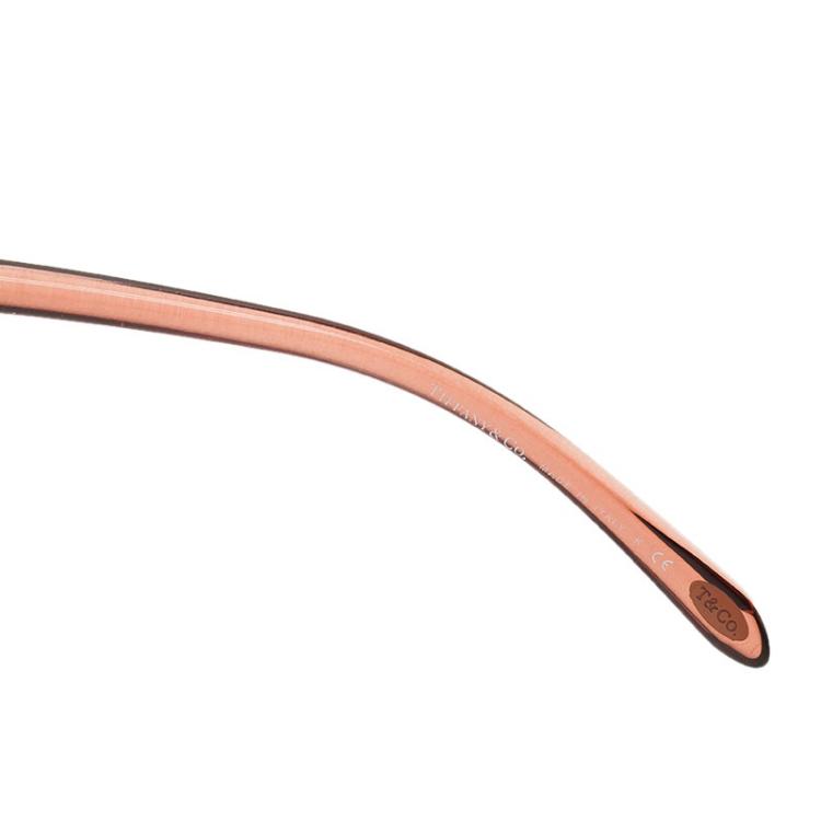 Pre Owned Tiffany & Co. Purple TF 4067 Signature Butterfly Sunglasses